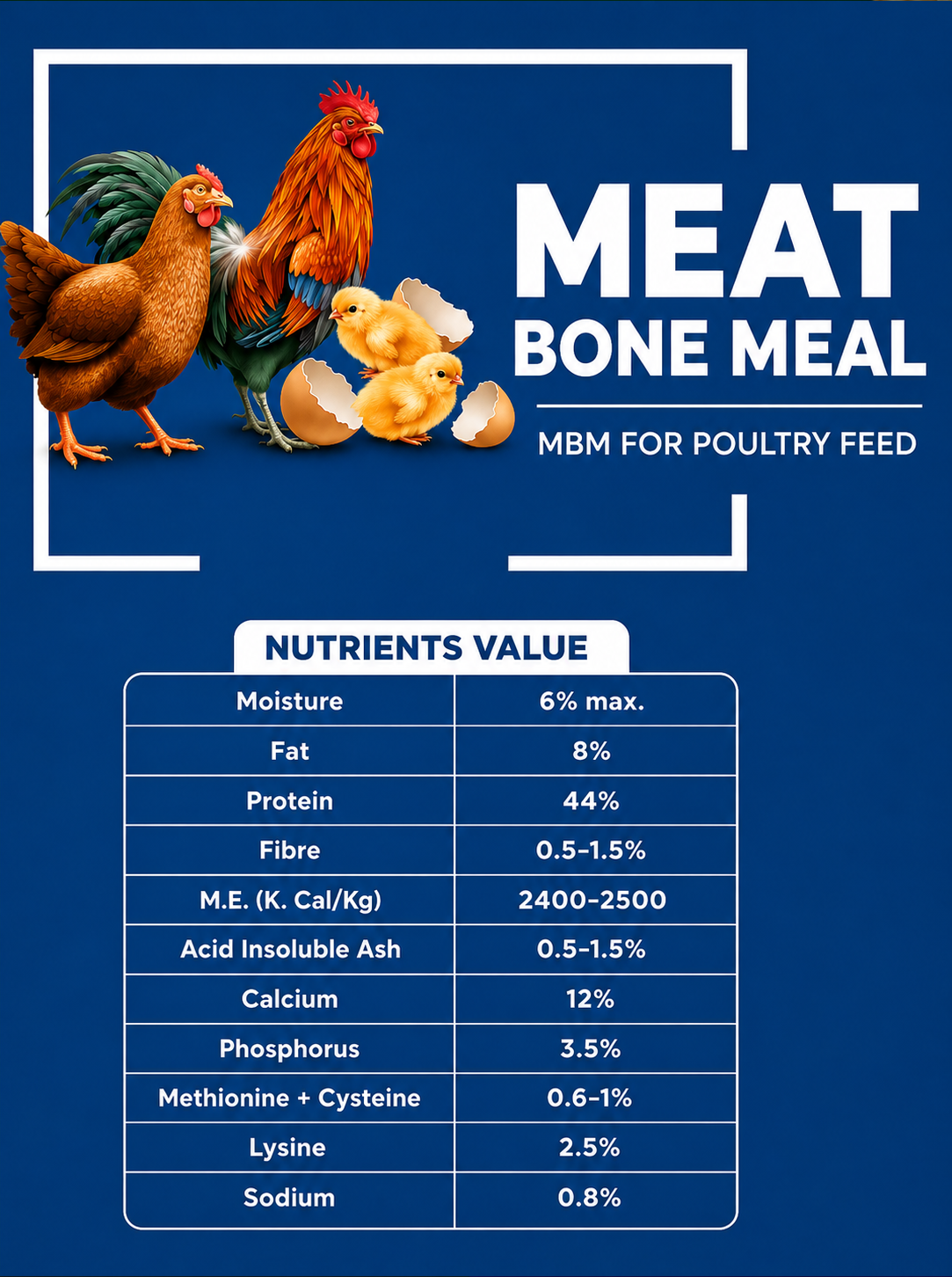 Meat Bone Meal For Poultry Feed